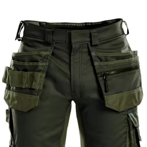 กางเกงวอร์มทรงกระเป๋าขากว้างสำหรับผู้ชายกางเกงวิ่งแบบลำลองกางเกงทำงานโลโก้ตามสั่ง - Product Image 5