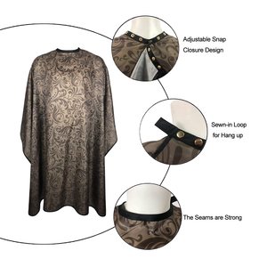 HYSAF APPARELS CO Cape de Coiffure Personnalisée pour Salon, Capes en Polyester Résistantes à l'Eau avec Logo Personnalisé, Cape de Coiffure Designer Personnalisée en Usine - Product Image 3