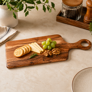 Planche à découper en bois |   Planche à découper artisanale |   Planche à servir pour charcuterie et fromages |   Planche à pizza de cuisine |   Durable | - Product Image 6