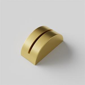 Luxury Gold Metal Business <b>Card</b> Holder, Modern Rectangle Desk Display Stand for Office <b>Table</b> Decor & Corporate Gifting - Product Image 5