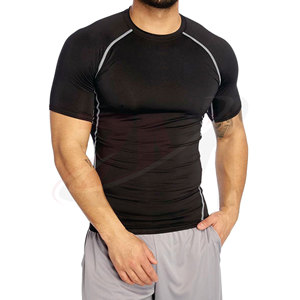 Men Gym Compression Under <b>Base</b> <b>Layer</b> Tops <b>Short</b> <b>Sleeve</b> Quick Dry Sports Custom Mens Gym <b>Short</b> <b>Sleeve</b> Blank Compression Shirts - Product Image 5