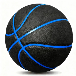 Ballon de basketball en caoutchouc et cuir léger, durable, écologique, de haute qualité, fabriqué sur mesure pour l'entraînement des jeunes, tailles personnalisées - Product Image 1