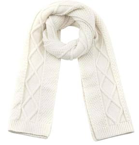 Bufanda Tejida Unisex de Mezcla de Algodón Transpirable - Calentador de Cuello de Punto Acanalado Suave con Logotipo Personalizado para Invierno - Product Image 1