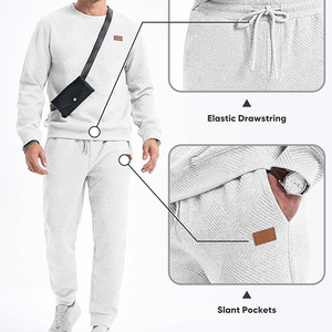 Vêtements décontractés pour hommes, tendance hiver, design personnalisé, motif uni, taille adulte, respirant, séchage rapide, antibactérien, écologique - Product Image 4