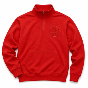 Ensemble de survêtement polaire à col zippé pour homme, pantalon de jogging, streetwear urbain, vente en gros, fournisseur de vêtements personnalisés OEM pour le marché américain - Product Image 3