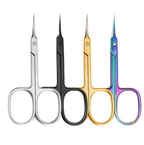 Ciseaux de pédicure de haute précision en céramique courbés, personnalisables avec marque privée, en acier inoxydable pour la coupe des cuticules et le façonnage des ongles - Product Image 5