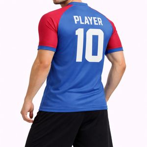 เสื้อกีฬาผู้ชาย เสื้อเจอร์ซีย์แบบกำหนดเองสำหรับทีม ชุดฝึกซ้อมกีฬา น้ำหนักเบา แห้งเร็ว สวมใส่สบาย ทรงปกติ สำหรับผู้ชาย - Product Image 4