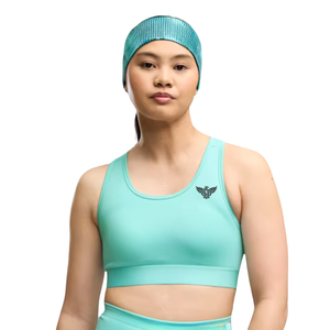 Soutien-gorge de sport dos nageur en maille pour femme, léger, séchage rapide, maintien moyen, pour entraînement, yoga, gym, fitness, extensible et respirant - Product Image 1