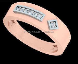 Bague de mariage vintage en argent 925 pour hommes et femmes, bijou tendance pour amoureux. - Product Image 3