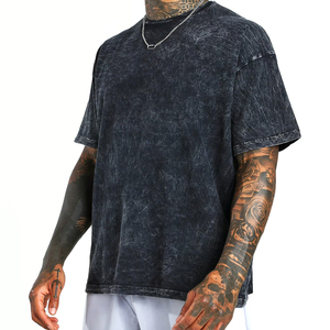 Camiseta de Franela con Lavado Ácido para Hombre, Ajustable, Diseños Totalmente Personalizados, Colores y Tallas Personalizadas de Alta Calidad - Product Image 1