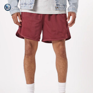 Pantalones Cortos Deportivos de Malla Elástica con Cordón en la Cintura para Hombre, Personalizables - Product Image 4