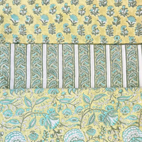 Tissu non tissé respirant imprimé à la main Boh Creation, artisanal, héritage traditionnel de Jaipur, écologique, pour chemises et sacs