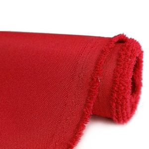 Tissu en toile de coton rouge 300 GSM, 10 oz, poids lourd, largeur 60 pouces, pour sacs fourre-tout, rembourrage, textile de maison - Product Image 2