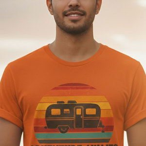 T-shirt imprimé western pour homme, tee-shirt en coton tendance pour les tenues estivales et les sorties du week-end. T-shirts western pour homme. - Product Image 6