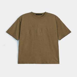 T-shirts personnalisés pour hommes grandes tailles, 230 grammes, 100% coton peigné, imprimé lettre sur le devant, coupe ample et décontractée pour usage quotidien - Product Image 5