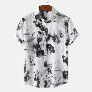 Chemises hawaïennes pour hommes à imprimé floral tropical, parfaites pour les vacances, les sorties décontractées et les tenues de plage - Product Image 6