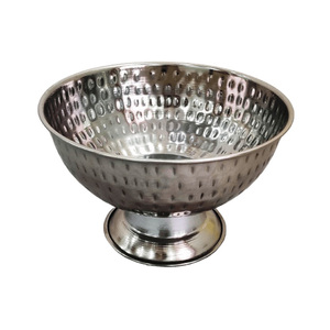 Cuencos de mezcla de acero inoxidable para cocina, diseño moderno, duraderos, ligeros, hechos a mano, con efecto martillado de gotas de agua doradas, ideales para fiestas. - Product Image 3