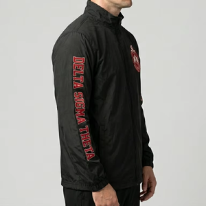 delta sigma theta custom polyester <b>Jacket</b> Premium Quality <b>Waterproof</b> Windbreaker <b>thin</b> quick dry Streetwear Style OEM ODM - Product Image 3