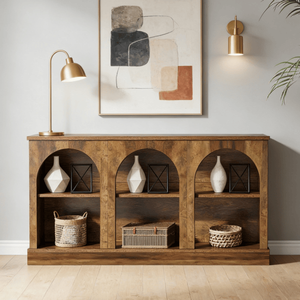 Consolle Lunga Moderna di Lusso in Legno Massello per Ingresso, Appartamento, Hotel o Soggiorno - Arredamento Contemporaneo per la Casa - Product Image 5