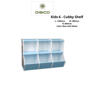Librerías de Vietnam, Madera Contrachapada de Pino Americano, Material Duradero y Seguro, Bordes Lisos, Muebles Modernos para Sala de Estar y Niños, Estilo Casual, 6 Compartimentos - Product Image 2