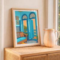 Cadre photo rustique moderne en bois, fait main, écologique, pour décoration murale ou de table, avec design incrusté