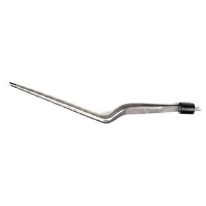 Pince bipolaire électrique en acier inoxydable, non isolée, à baïonnette, angulaire, 18 cm, avec pointes de 0,5 mm, 1,0 mm et 2,0 mm, instrument chirurgical - Product Image 6