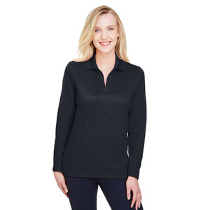Chemises de golf pour femmes, personnalisées, OEM, écologiques, respirantes, à séchage rapide, polyester/coton 220g, vente en gros, uniformes sportifs blancs - Product Image 3
