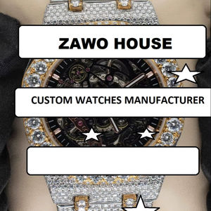 Reloj Mecánico de Acero Inoxidable para Hombre de 41 mm, con Diamantes Moissanite VVS1, Movimiento Automático, Estilo Hip Hop, Hecho a Mano, Deportivo, Correa de 22 mm - Product Image 1