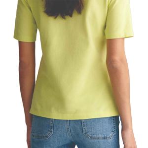 Nueva llegada de patrón sólido informal de las mujeres para los polos de punto logotipo personalizado diseño buen material servicios OEM tarifa al por mayor - Product Image 5