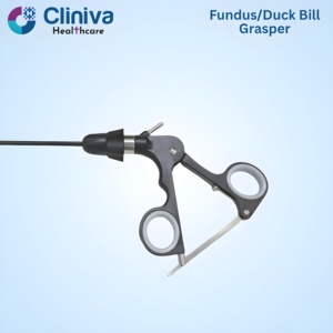 Pinza laparoscópica para fondo de ojo o pinza tipo pico de pato, instrumentos laparoscópicos manuales, juego de instrumentos quirúrgicos - Product Image 4