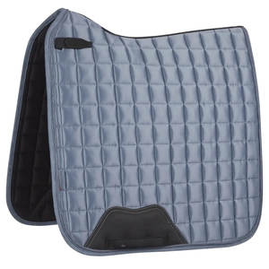 Tapis de selle en satin pour dressage, motif carré matelassé, nouveau design 2026, matériau écologique, taille et couleur personnalisables, produits équestres de haute qualité - Product Image 1