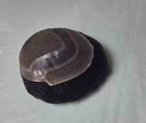 Toupet pour homme Taz Hair, 100% cheveux humains, densité 60%-150%, cheveux indiens Remy, résistant à l'eau, ondulations profondes douces - Product Image 5