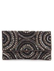 Bolso de Mano Pequeño con Cuentas Bordadas a Mano, Diseño Intrincado con Motivos Florales, Estilo Vintage y Moderno - Product Image 3