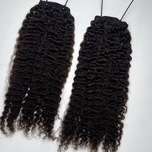 QHair doble dibujado birmano rizado paquetes Genius trama solo donante crudo vietnamita Cabello 100% sin procesar - Product Image 1