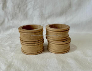 <b>Wooden</b> <b>Napkin</b> <b>Ring</b> Handmade Eco Friendly Dining Table Decor for Home Kitchen Restaurant Wedding Use Events Parties - Product Image 4