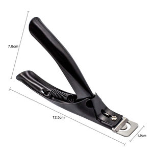 Cortauñas Profesional de Acrílico, Acero Inoxidable, Duradero, con Abertura de Mandíbula Ancha, Cuchilla Curva, para Uso en Casa o Salón, Regalo - Product Image 6