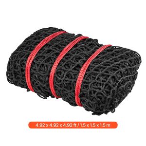 Rete per balle di fieno per la cura dei cavalli 4.92 x 4.92 x 4.92 piedi, fori da 1.5 pollici, materiale PE, design senza nodi con fascette a zip, riparazione con ago e navetta - Product Image 2