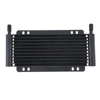 Refroidisseur d'huile universel 10/14/19/25 rangée refroidisseur d'huile de transmission en aluminium radiateur automatique de couleur d'huile à plaques empilées