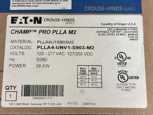 Controlador de Iluminación de Emergencia CROUSE HINDS CHAMP MLLA2-UNV1-S903-EM1-M2, Ethernet, RAM, 120-277V, para Automatización Industrial - Product Image 5