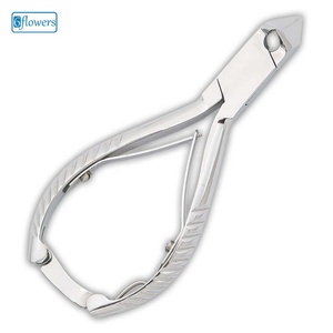 Vente en gros coupe-ongles professionnel en acier inoxydable manucure en forme de lune outil de pédicure double ressort robuste ongle d'orteil incarné - Product Image 1