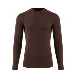 <b>Mens</b> Long Sleeve Performance Base Layer <b>Compression</b> <b>Shirt</b> Quick Dry Breathable Gym Fitness Running Activewear Top - Product Image 1
