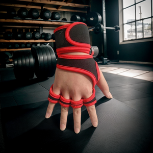 Gants de fitness personnalisés avec logo, en matériaux de plongée, silicone alvéolé antidérapant, pour le cyclisme - Product Image 2