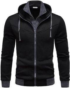 Sweat-shirts à capuche en polaire technique premium pour hommes, coupe ajustée, respirants, pour le sport, le jogging, la course à pied, la gym et l'athlétisme - Product Image 1