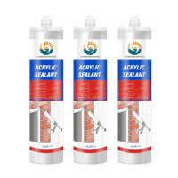 Scellant acrylique à base d'eau Jiaobao, peignable, imperméable, pour l'étanchéité des fenêtres, des portes et des murs, certifié CE ROHS