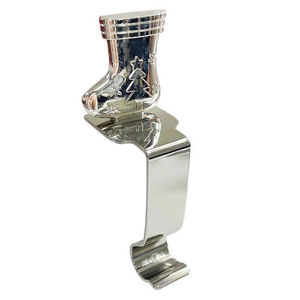 Hot Sale Wood Base Aluminium Top Christmas <b>Stocking</b> <b>Holder</b> For Hanging Decorative Use Xmas <b>Stocking</b> <b>Holder</b> With Silver Tree Top - Product Image 6