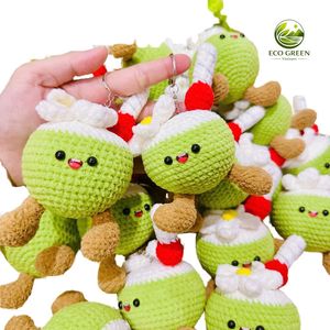 <b>Crochet</b> Food Toys <b>Set</b> Knitted Fruits Vegetables Plush <b>Crochet</b> Coconut Play Kitchen Accessories for Toddlers Montessori Toy - Product Image 1