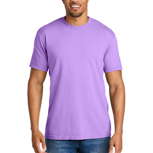 T-shirt décontracté basique personnalisé Clush Industries pour hommes, marron, 100 % coton, respirant, séchage rapide, coupe classique - Product Image 2