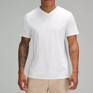 Clothing Manufacturers Custom Casual Solid <b>Mens</b> Front Logo Plain Heavyweight 100% Cotton Regular Fit Breathable Quick Dry - Product Image 4