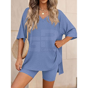 Trendy 2026 <b>Women</b> Summer <b>Shorts</b> Set Fashion <b>Short</b> <b>Suit</b> With Relaxed Fit Top Matching <b>Shorts</b> And Modern Seasonal Style - Product Image 5