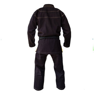 Kimono de BJJ para Hombre Adulto, Verde Oliva, 100% Algodón, Duradero, Corte Regular, Ropa de Artes Marciales, Cinturón Negro Incluido - Product Image 4